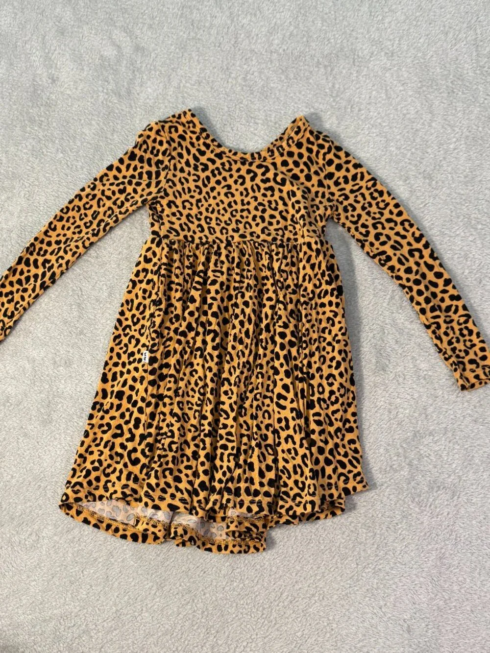 Little Sleepies Leopard Dress DISCONTINUED 12-18 Months
